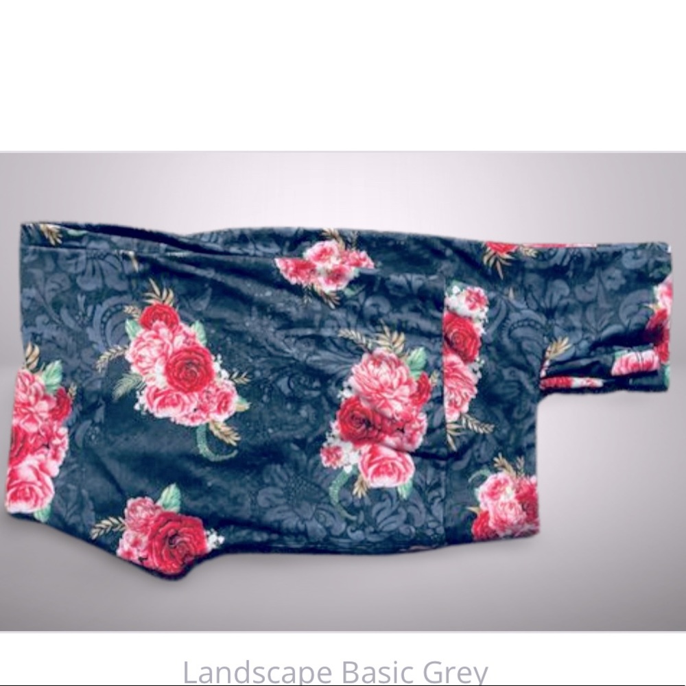 Rose floral butter Leggings like lularoe (os) “ charlies project”